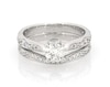 Thumbnail Image 1 of Previously Owned Round-Cut Diamond Bridal Set 7/8 ct tw 14K White Gold Size 5.5
