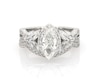 Thumbnail Image 1 of Previously Owned Neil Lane Marquise-Cut Diamond Halo Bridal Set 1-1/2 ct tw 14K White Gold Size 5
