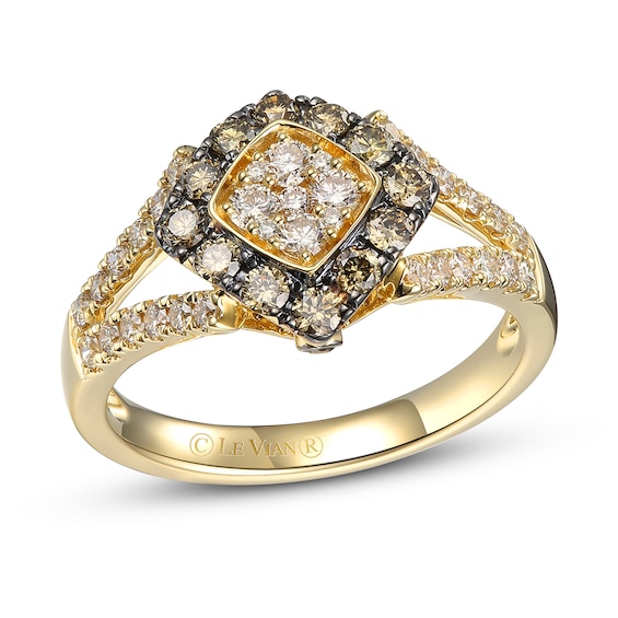 Previously Owned Le Vian Diamond Ring 7/8 ct tw 14K Honey Gold