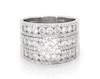 Thumbnail Image 1 of Previously Owned Round-Cut Diamond Halo Bridal Set 2-1/2 ct tw 14K White Gold Size 8.5