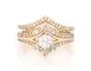Thumbnail Image 1 of Previously Owned Round-Cut Diamond Bridal Set 1 ct tw 14K Two-Tone Gold Size 6