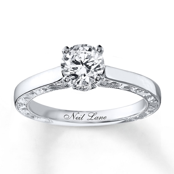 Previously Owned Neil Lane Engagement Ring 1 ct tw Diamonds 14K White Gold