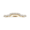 Thumbnail Image 3 of Previously Owned Diamond Contoured Wedding Band 1/8 ct tw 14K Yellow Gold