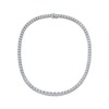 Thumbnail Image 2 of Previously Owned Diamond Tennis Necklace 1/2 ct tw Sterling Silver