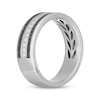 Thumbnail Image 2 of Previously Owned Neil Lane Men’s Black & White Diamond Wedding Band 1/2 ct tw 14K White Gold