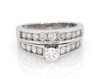Thumbnail Image 1 of Previously Owned Round-Cut Diamond Bridal Set 1 ct tw 14K White Gold Size 5.25