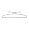 Thumbnail Image 1 of Previously Owned Diamond Bolo Bracelet 2 ct tw Round-cut 14K White Gold