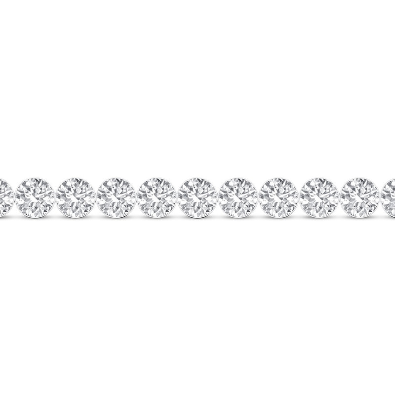 Main Image 2 of Previously Owned Diamond Bolo Bracelet 2 ct tw Round-cut 14K White Gold