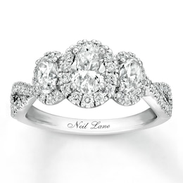 Previously Owned Neil Lane Engagement Ring 1-3/4 ct tw Diamonds 14K White Gold