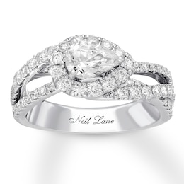 Previously Owned Neil Lane Diamond Engagement Ring 1-3/8 ct tw 14K White Gold