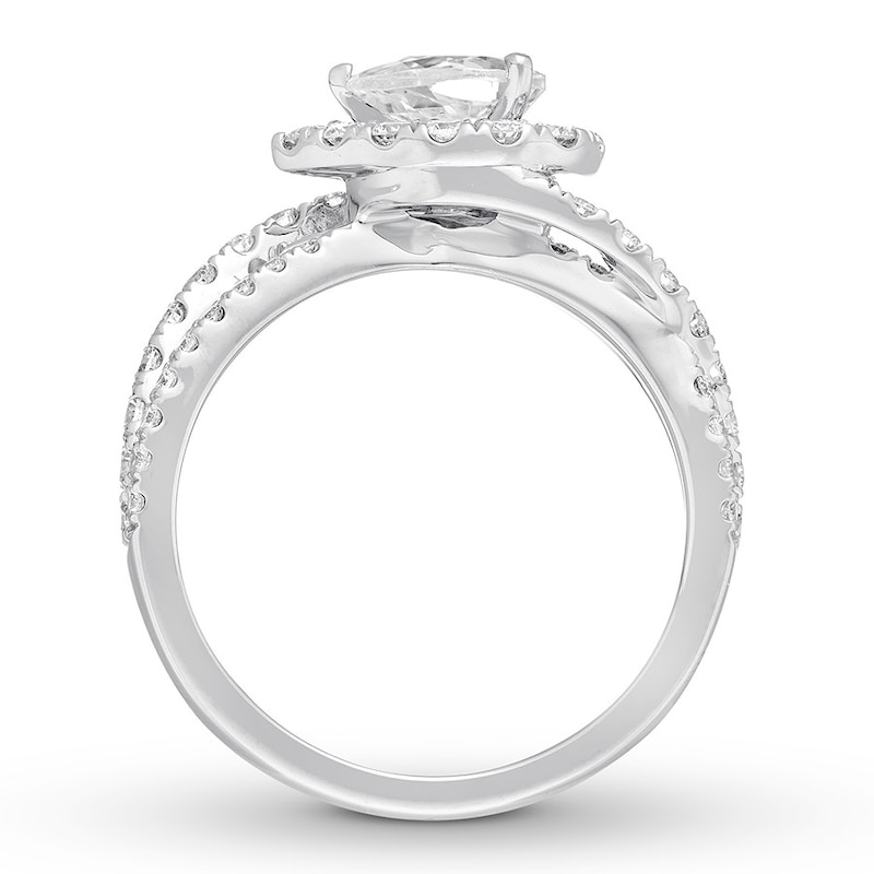 Main Image 2 of Previously Owned Neil Lane Diamond Engagement Ring 1-3/8 ct tw 14K White Gold