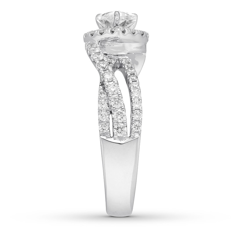 Main Image 3 of Previously Owned Neil Lane Diamond Engagement Ring 1-3/8 ct tw 14K White Gold