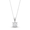 Thumbnail Image 1 of Previously Owned Round-Cut Diamond Solitaire Necklace 1/3 ct tw Sterling Silver 18" (J/I3)