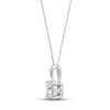 Thumbnail Image 2 of Previously Owned Round-Cut Diamond Solitaire Necklace 1/3 ct tw Sterling Silver 18" (J/I3)