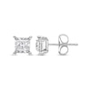 Thumbnail Image 1 of Previously Owned Diamond Solitaire Earrings 5/8 ct tw Princess-cut 10K White Gold (J/I3)