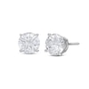 Thumbnail Image 1 of Previously Owned Diamond Solitaire Earrings 1-1/2 ct tw Round-cut 14K White Gold (J/I2)