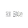 Thumbnail Image 1 of Previously Owned KAY Lab-Grown Diamonds Princess-Cut Solitaire Stud Earrings 2 ct tw 14K White Gold (F/SI2)