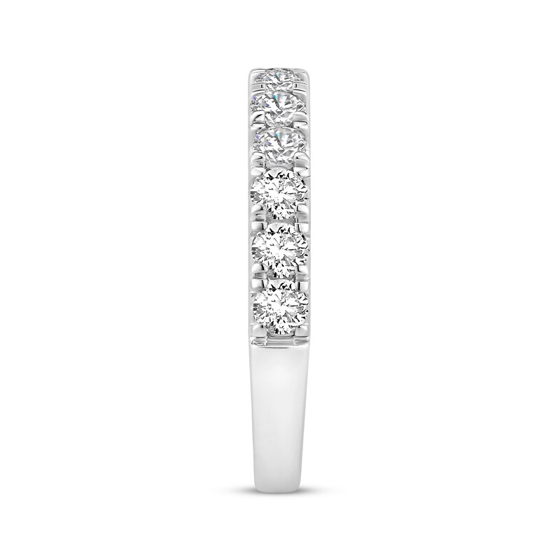 Main Image 3 of Previously Owned Lab-Grown Diamonds Anniversary Band 1 ct tw 14K White Gold