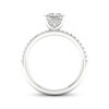 Thumbnail Image 4 of Previously Owned Lab-Grown Diamonds Princess-Cut Engagement Ring 1-3/4 ct tw 14K White Gold