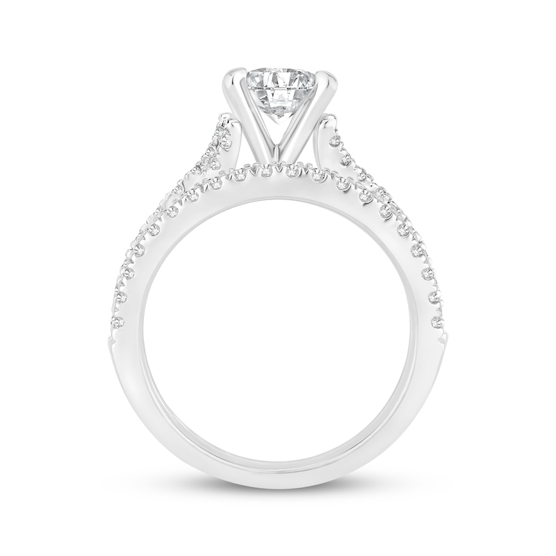 Main Image 3 of Previously Owned Diamond Bridal Set 7/8 ct tw 14K White Gold