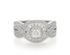 Thumbnail Image 1 of Previously Owned Neil Lane Round-Cut Diamond Halo Bridal Set 1 ct tw 14K White Gold Size 8.5