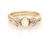 Thumbnail Image 1 of Previously Owned Marquise-Cut Diamond Bridal Set 5/8 ct tw 14K Two-Tone Gold Size 6.75