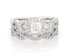 Thumbnail Image 1 of Previously Owned Neil Lane Princess-Cut Diamond Bridal Set 1-1/2 ct tw 14K White Gold Size 6.75