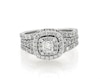 Thumbnail Image 1 of Previously Owned Neil Lane Princess-Cut Diamond Halo Bridal Set 1-3/4 ct tw 14K White Gold Size 5
