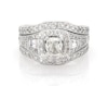 Thumbnail Image 1 of Previously Owned Neil Lane Cushion-Cut Diamond Halo Bridal Set 2 ct tw 14K White Gold Size 6.5