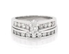 Thumbnail Image 1 of Previously Owned Marquise-Cut Diamond Bridal Set 1-1/6 ct tw 14K White Gold Size 7