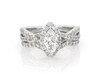 Thumbnail Image 1 of Previously Owned Neil Lane Marquise-Cut Diamond Halo Bridal Set 1-1/2 ct tw 14K White Gold Size 6.75