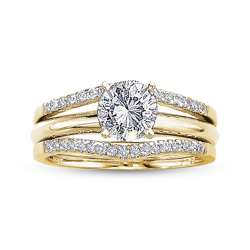 Main Image 2 of Previously Owned Enhancer 1/4 ct tw Diamonds 14K Yellow Gold