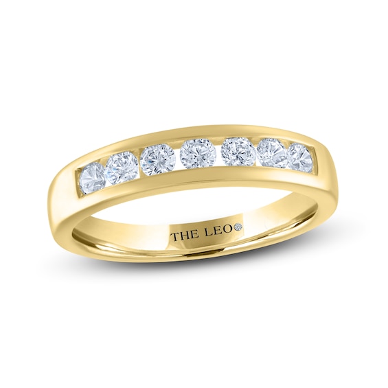 Previously Owned THE LEO Diamond Anniversary Band 1/2 ct tw Round-cut 14K Yellow Gold