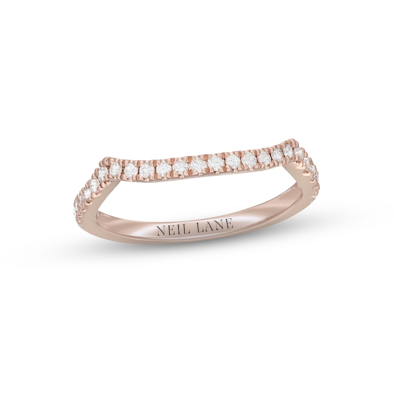 Main Image 1 of Previously Owned Neil Lane Diamond Wedding Band 1/4 ct tw 14K Rose Gold