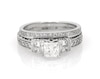 Thumbnail Image 1 of Previously Owned Neil Lane Princess-Cut Diamond Bridal Set 1-1/3 ct tw 14K White Gold Size 6