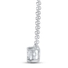 Thumbnail Image 2 of Previously Owned KAY Lab-Grown Diamonds Solitaire Diamond Necklace 1/2 ct tw Round-cut 14K White Gold 19" (F/VS2)