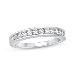Previously Owned Diamond Anniversary Ring 1/2 ct tw Round-cut 10K White Gold