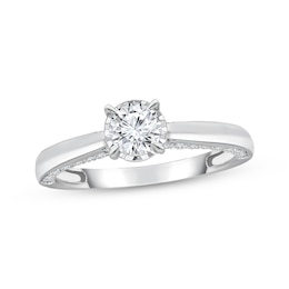 Previously Owned Diamond Engagement Ring 1 ct tw 10K White Gold (J/I3)