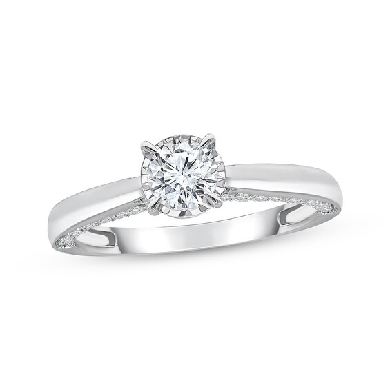 Previously Owned Diamond Engagement Ring 1 ct tw 10K White Gold (J/I3)