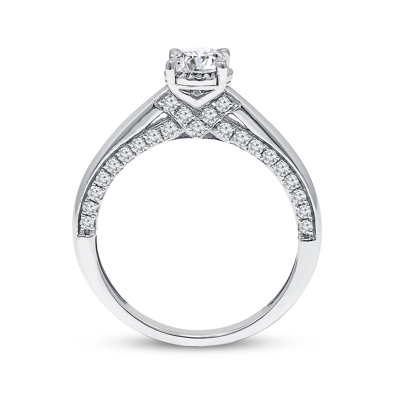 Main Image 2 of Previously Owned Diamond Engagement Ring 1 ct tw 10K White Gold (J/I3)