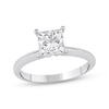Thumbnail Image 1 of Previously Owned Lab-Grown Diamonds Princess-Cut Solitaire Engagement Ring 1-1/4 ct tw 14K White Gold (I/SI2)