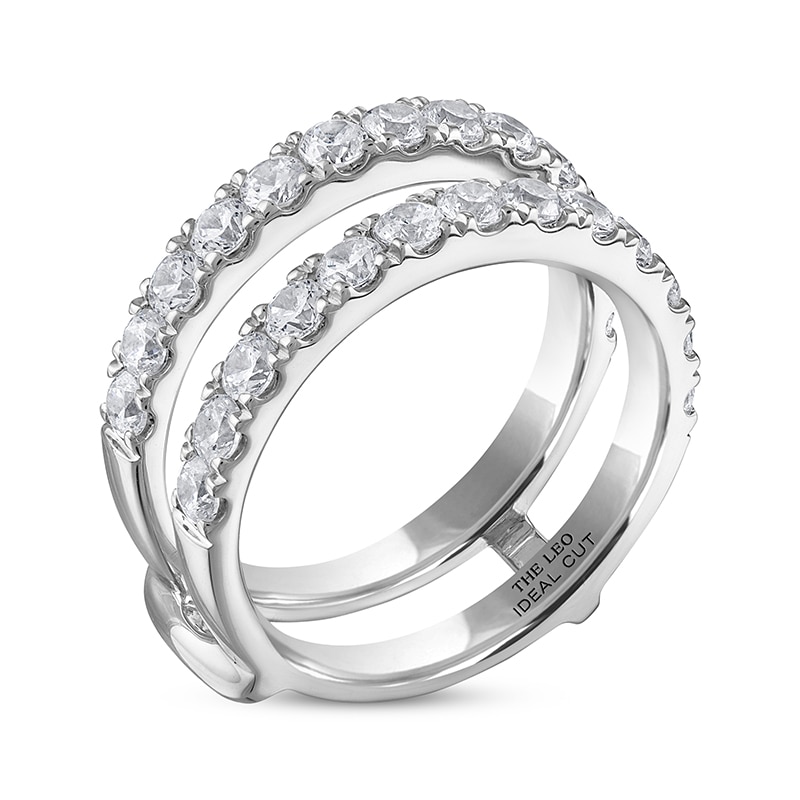 Main Image 2 of Previously Owned THE LEO Ideal Cut Round-Cut Diamond Enhancer Ring 1-1/2 ct tw 14K White Gold