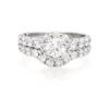 Thumbnail Image 1 of Previously Owned THE LEO Diamond Round-Cut Halo Bridal Set 2 ct tw 14K White Gold Size 7