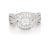 Thumbnail Image 1 of Previously Owned Neil Lane Round-Cut Diamond Halo Bridal Set 1 ct tw 14K White Gold Size 7.25