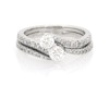 Thumbnail Image 1 of Previously Owned Ever Us Round-Cut Diamond Bridal Set 7/8 ct tw 14K White Gold Size 7