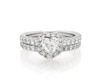 Thumbnail Image 1 of Previously Owned Neil Lane Heart-Shaped Diamond Halo Bridal Set 1-3/8 ct tw 14K White Gold Size 5.25