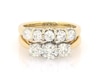 Thumbnail Image 1 of Previously Owned THE LEO Diamond Round-Cut Three-Stone Bridal Set 1-1/2 ct tw 14K Two-Tone Gold & Platinum Size 6
