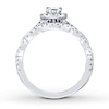 Thumbnail Image 2 of Previously Owned Neil Lane Pear-Shaped Diamond Bridal Set 7/8 ct tw 14K White Gold Size 7.5