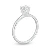 Thumbnail Image 3 of Previously Owned Diamond Solitaire Ring 1/2 carat Round-cut 14K White Gold (I/I2)