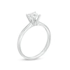 Thumbnail Image 3 of Previously Owned Diamond Solitaire Ring 1/2 Carat Princess-Cut 14K White Gold (I/I2)